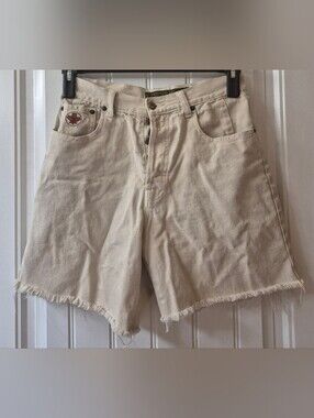 Mens Vintage Bugle Boy Cotton Denim Shorts Size 29